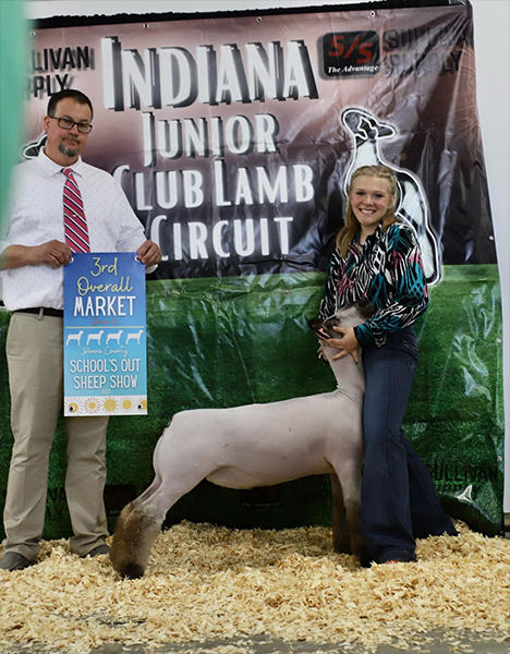 3rd Overall Market Lamb Schools Out