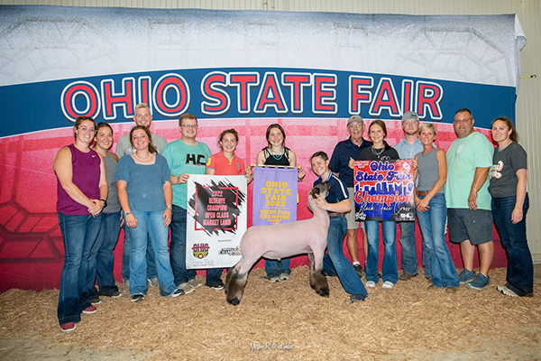 Champion Cross and Reserve Champion Overall, 2022 Ohio State Fair Open Show